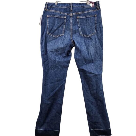 Gloria Vanderbilt Slim-Straight Distressed Jeans Size 10A New With Tag MSRP $54 - Picture 2 of 9